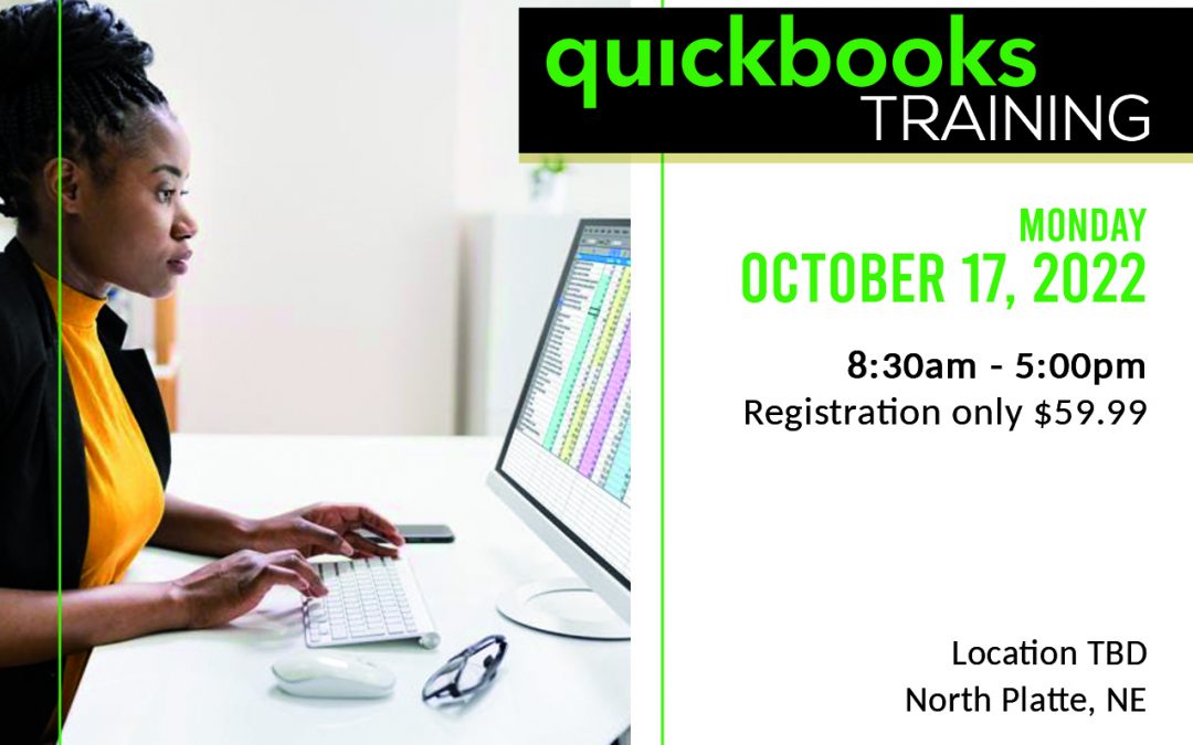 NEF’s 1-Day QuickBooks Training with Jacob Malousek, October 17, 2022 8:30 am, $29.99